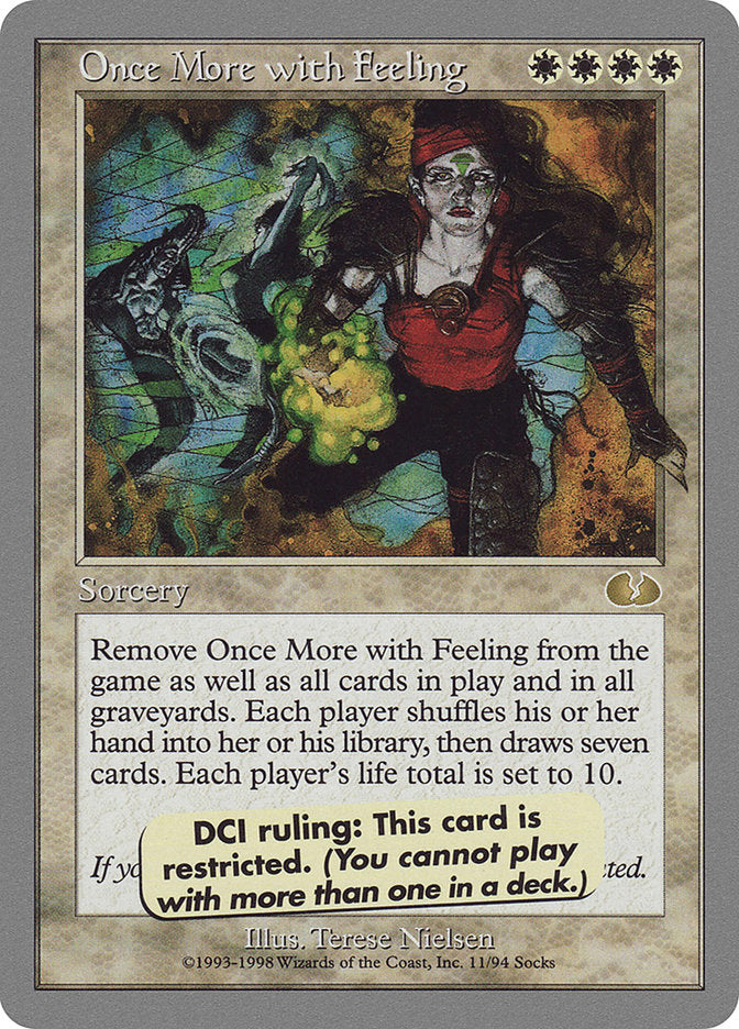 Once More with Feeling [Unglued] | Card Citadel
