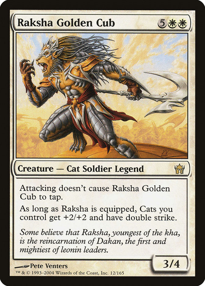 Raksha Golden Cub [Fifth Dawn] | Card Citadel