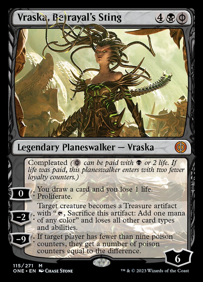 Vraska, Betrayal's Sting [Phyrexia: All Will Be One] | Card Citadel