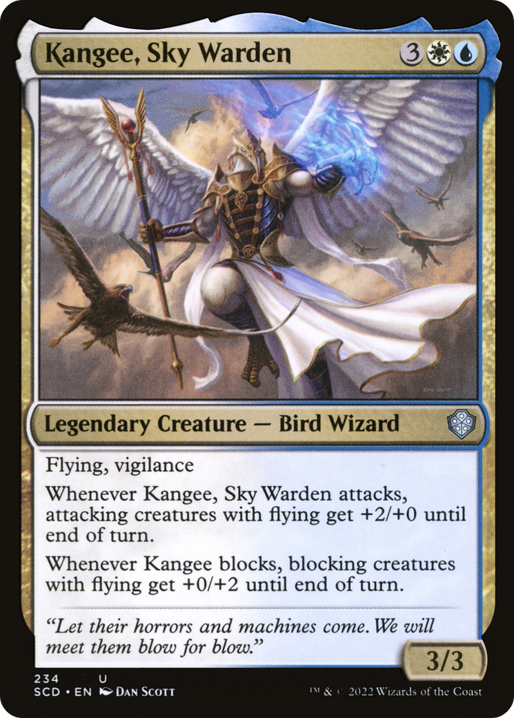 Kangee, Sky Warden [Starter Commander Decks] | Card Citadel