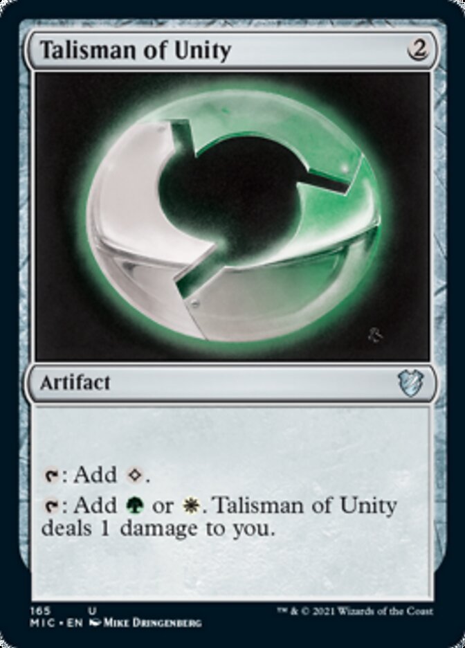 Talisman of Unity [Innistrad: Midnight Hunt Commander] | Card Citadel