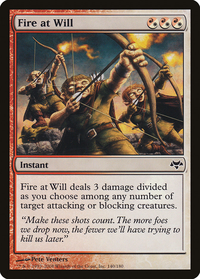 Fire at Will [Eventide] | Card Citadel