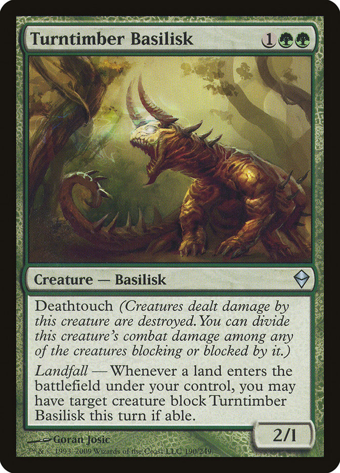 Turntimber Basilisk [Zendikar] | Card Citadel