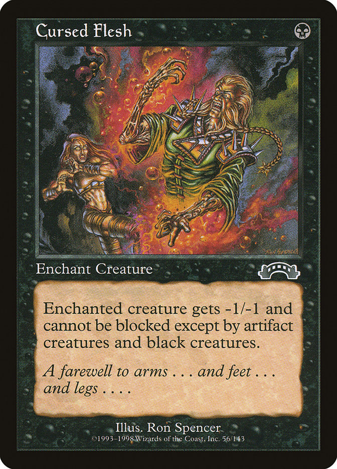 Cursed Flesh [Exodus] | Card Citadel