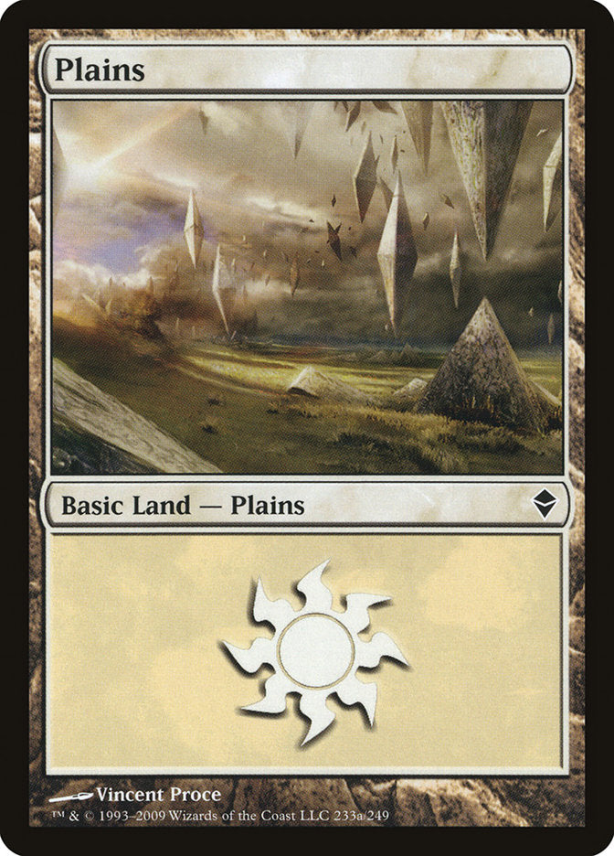 Plains (233a) [Zendikar] | Card Citadel