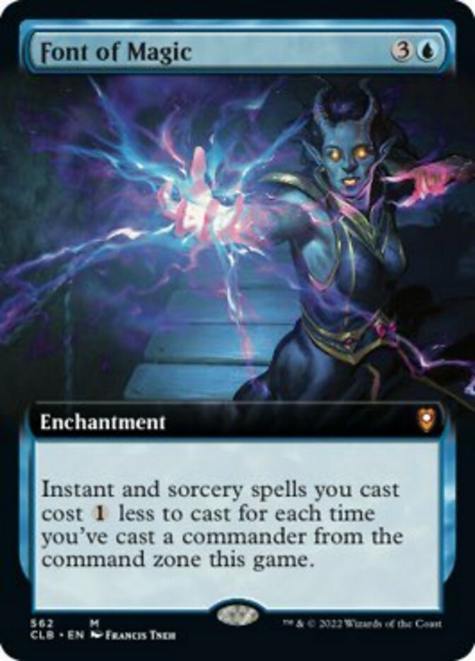 Font of Magic (Extended Art) [Commander Legends: Battle for Baldur's Gate] | Card Citadel