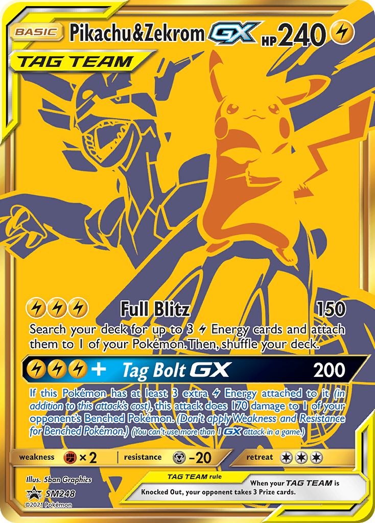 Pikachu & Zekrom GX (SM248) [Sun & Moon: Black Star Promos] | Card Citadel