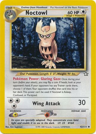 Noctowl (42/111) [Neo Genesis Unlimited] | Card Citadel