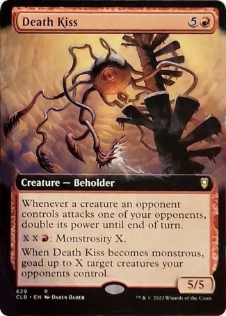 Death Kiss (Extended Art) [Commander Legends: Battle for Baldur's Gate] | Card Citadel