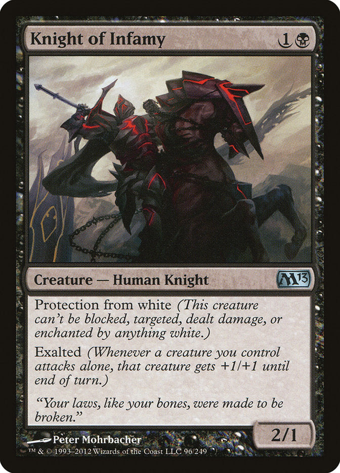 Knight of Infamy [Magic 2013] | Card Citadel