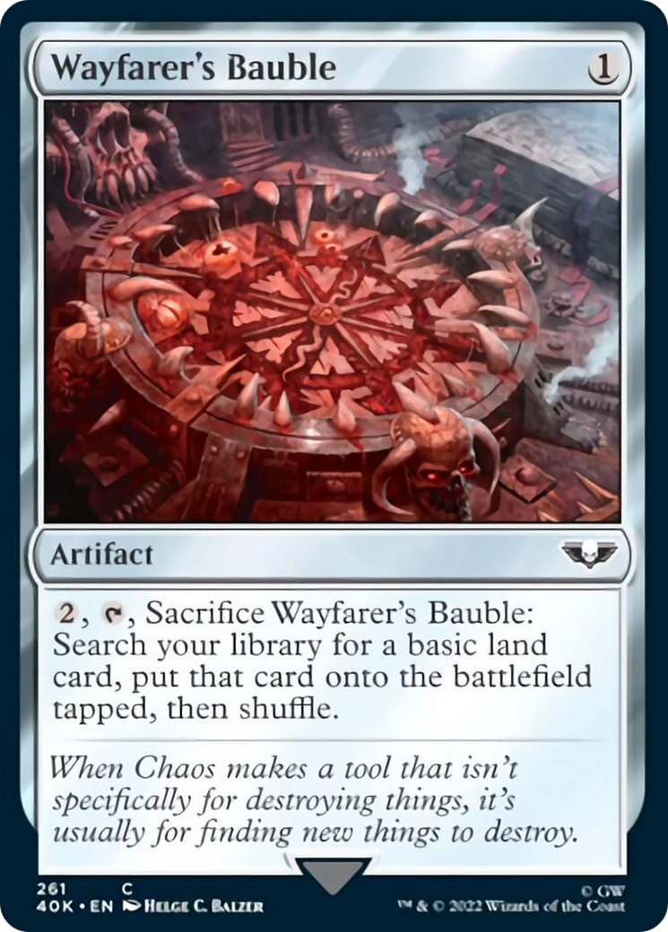 Wayfarer's Bauble (261) [Universes Beyond: Warhammer 40,000] | Card Citadel