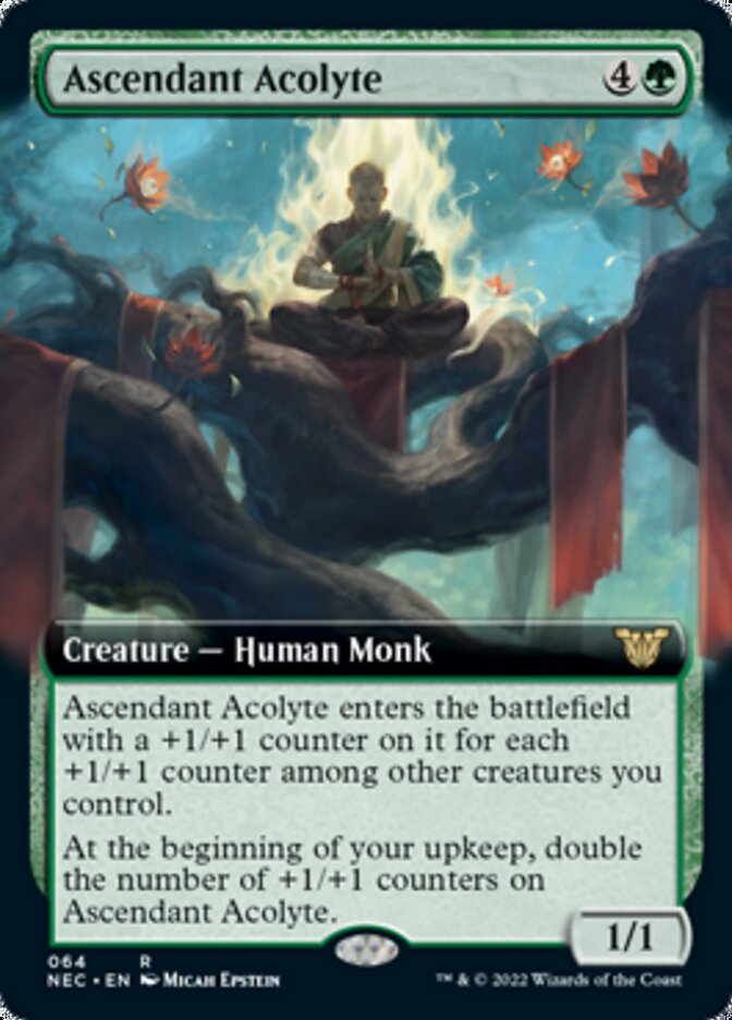 Ascendant Acolyte (Extended) [Kamigawa: Neon Dynasty Commander] | Card Citadel