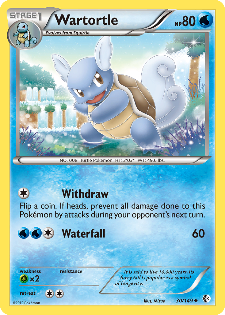 Wartortle (30/149) [Black & White: Boundaries Crossed] | Card Citadel