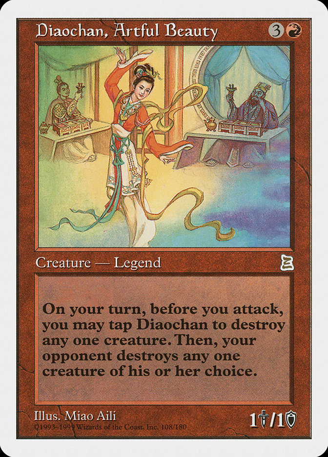 Diaochan, Artful Beauty [Portal Three Kingdoms] | Card Citadel