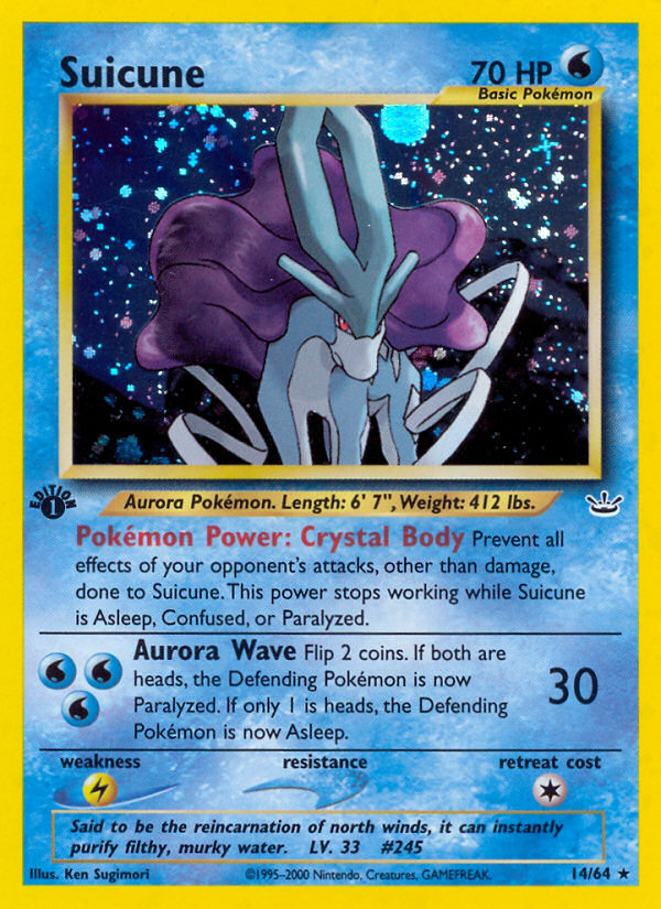 Suicune (14/64) [Neo Revelation 1st Edition] | Card Citadel