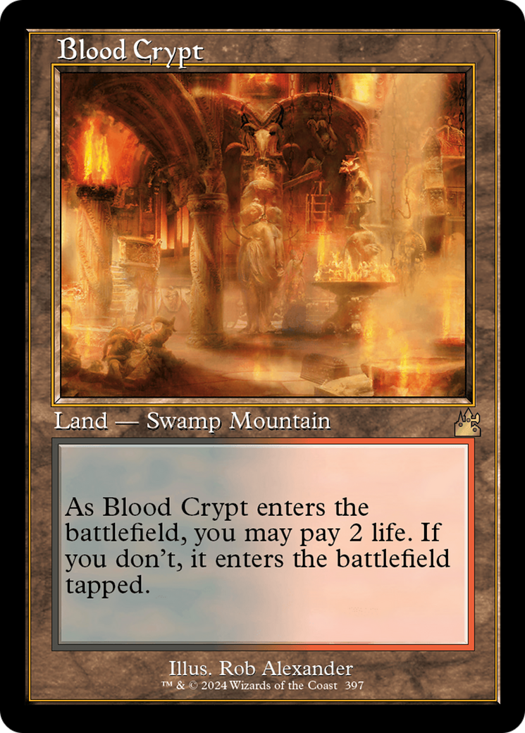 Blood Crypt (Retro) [Ravnica Remastered] | Card Citadel