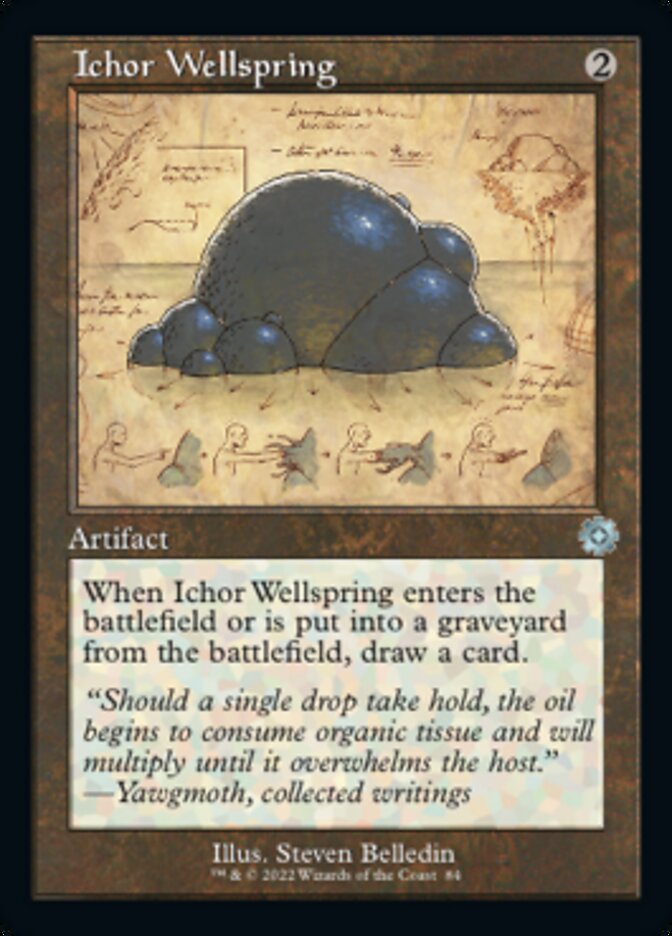 Ichor Wellspring (Retro Schematic) [The Brothers' War Retro Artifacts] | Card Citadel