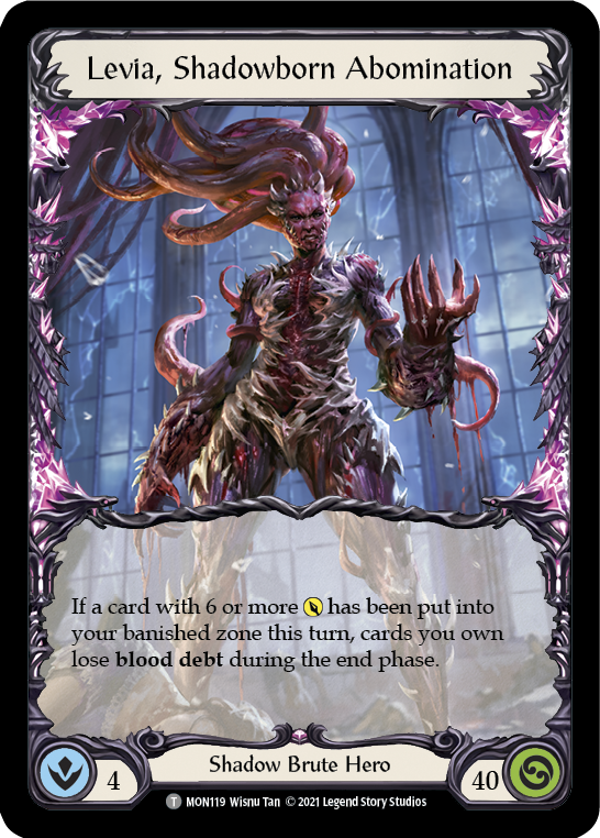 Levia, Shadowborn Abomination // Levia [MON119 // MON120] 1st Edition Normal | Card Citadel