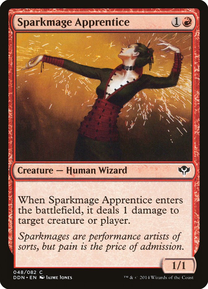 Sparkmage Apprentice [Duel Decks: Speed vs. Cunning] | Card Citadel