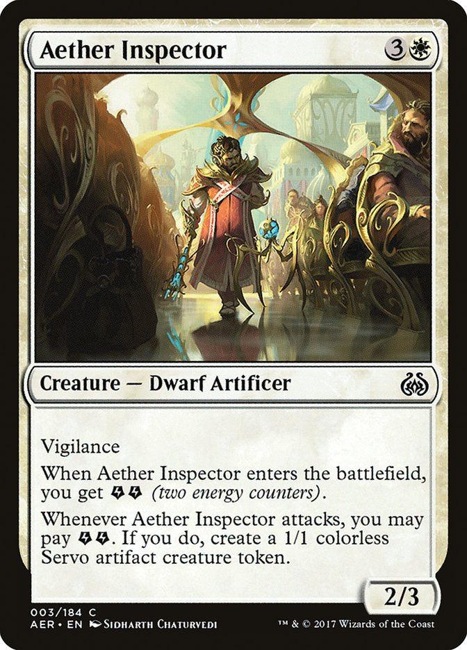 Aether Inspector [Aether Revolt] | Card Citadel