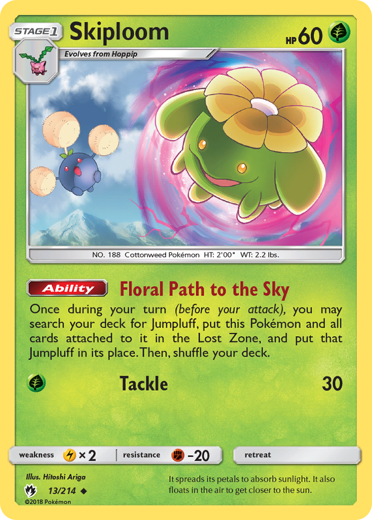 Skiploom (13/214) [Sun & Moon: Lost Thunder] | Card Citadel