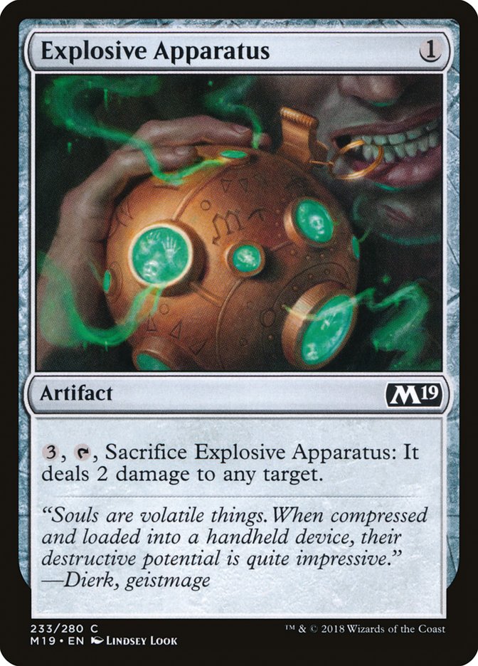 Explosive Apparatus [Core Set 2019] | Card Citadel