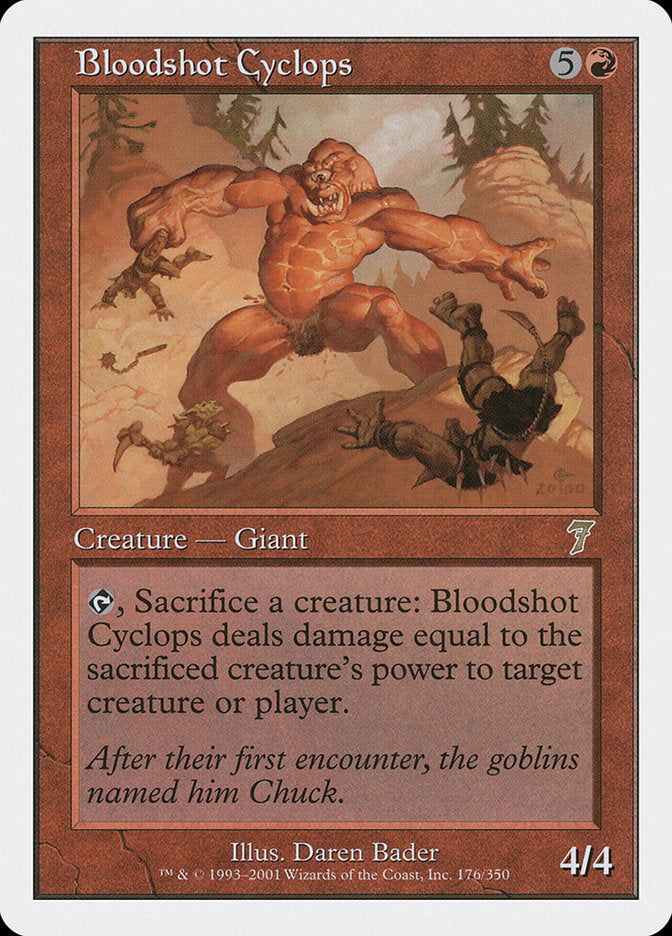 Bloodshot Cyclops [Seventh Edition] | Card Citadel