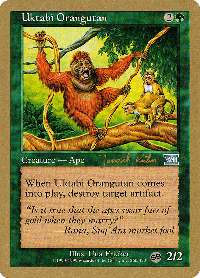 Uktabi Orangutan (Janosch Kuhn) (SB) [World Championship Decks 2000] | Card Citadel