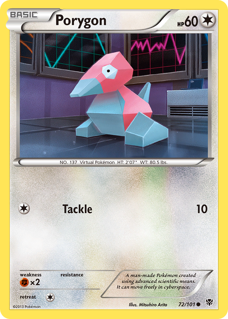 Porygon (72/101) [Black & White: Plasma Blast] | Card Citadel