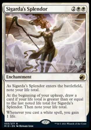 Sigarda's Splendor (Promo Pack) [Innistrad: Midnight Hunt Promos] | Card Citadel