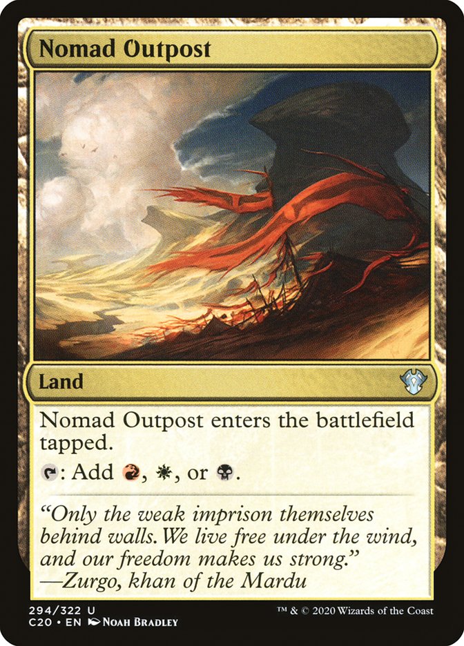 Nomad Outpost [Commander 2020] | Card Citadel