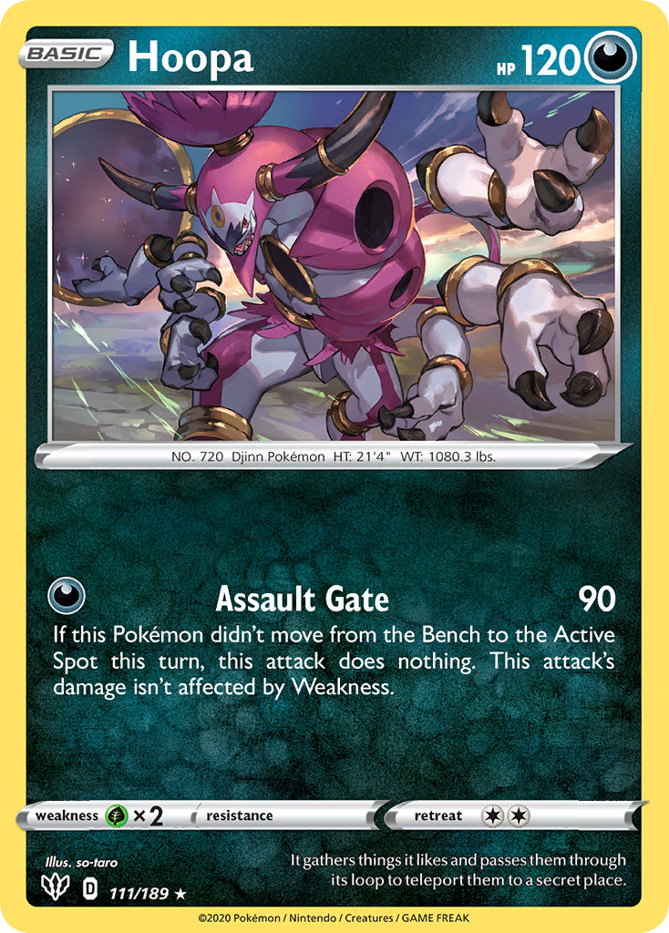 Hoopa (111/189) [Sword & Shield: Darkness Ablaze] | Card Citadel