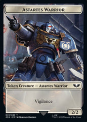Astartes Warrior (001) // Cherubael Double-sided Token [Universes Beyond: Warhammer 40,000 Tokens] | Card Citadel