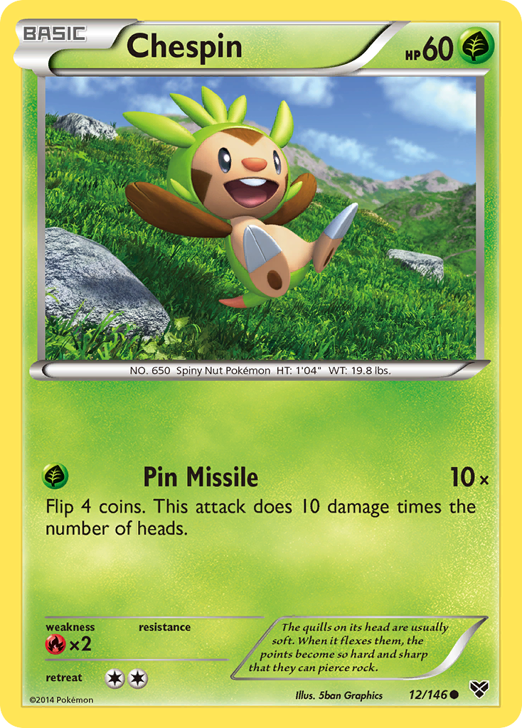 Chespin (12/146) [XY: Base Set] | Card Citadel