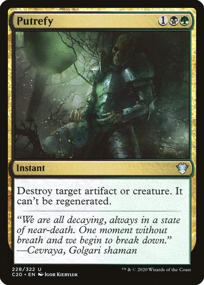 Putrefy [Commander 2020] | Card Citadel