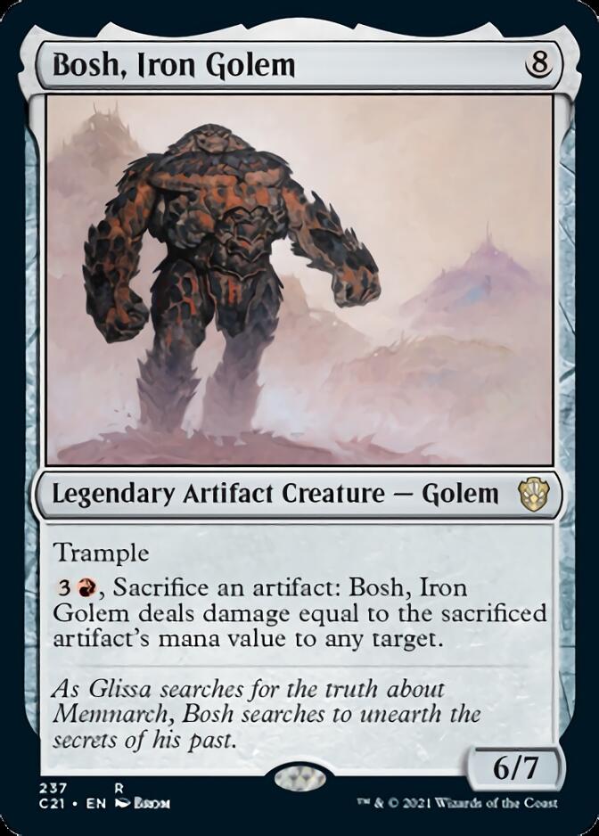 Bosh, Iron Golem [Commander 2021] | Card Citadel