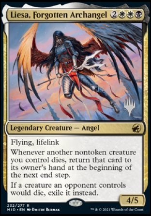 Liesa, Forgotten Archangel (Promo Pack) [Innistrad: Midnight Hunt Promos] | Card Citadel