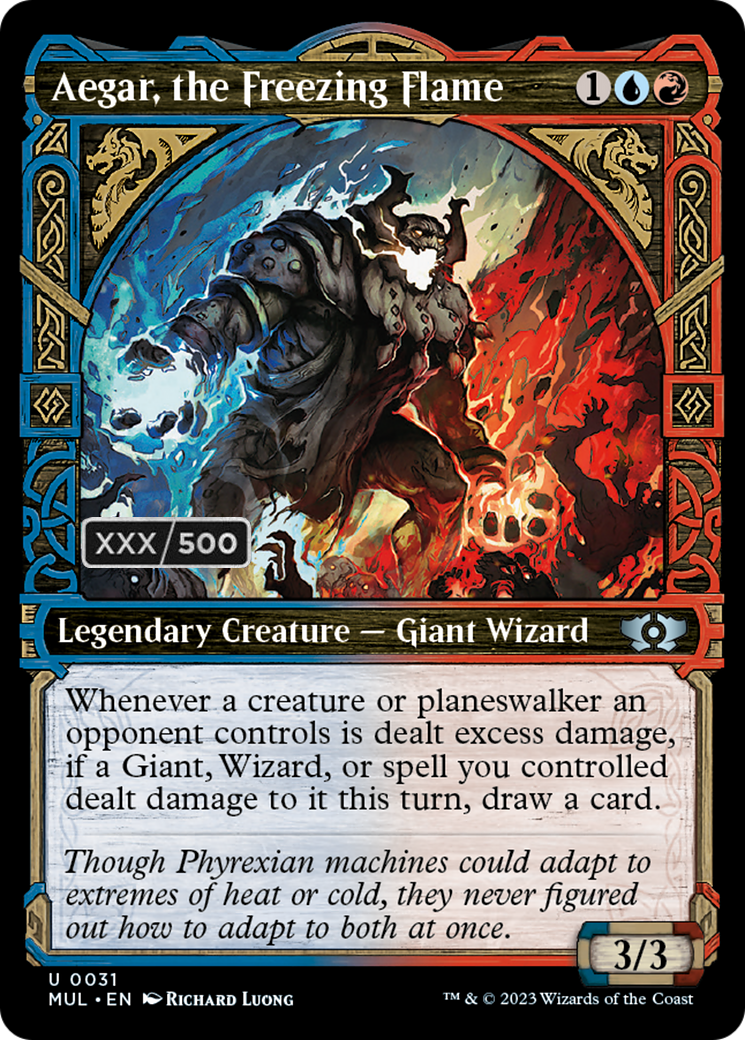 Aegar, the Freezing Flame (Serialized) [Multiverse Legends] | Card Citadel