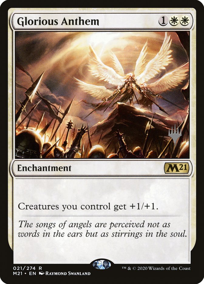 Glorious Anthem (Promo Pack) [Core Set 2021 Promos] | Card Citadel