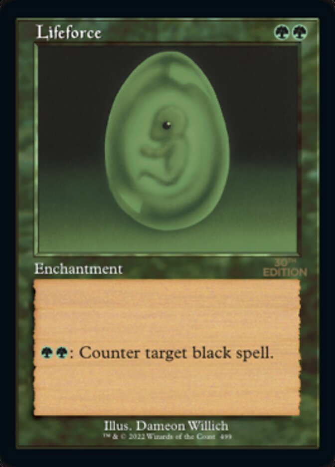 Lifeforce (Retro) [30th Anniversary Edition] | Card Citadel