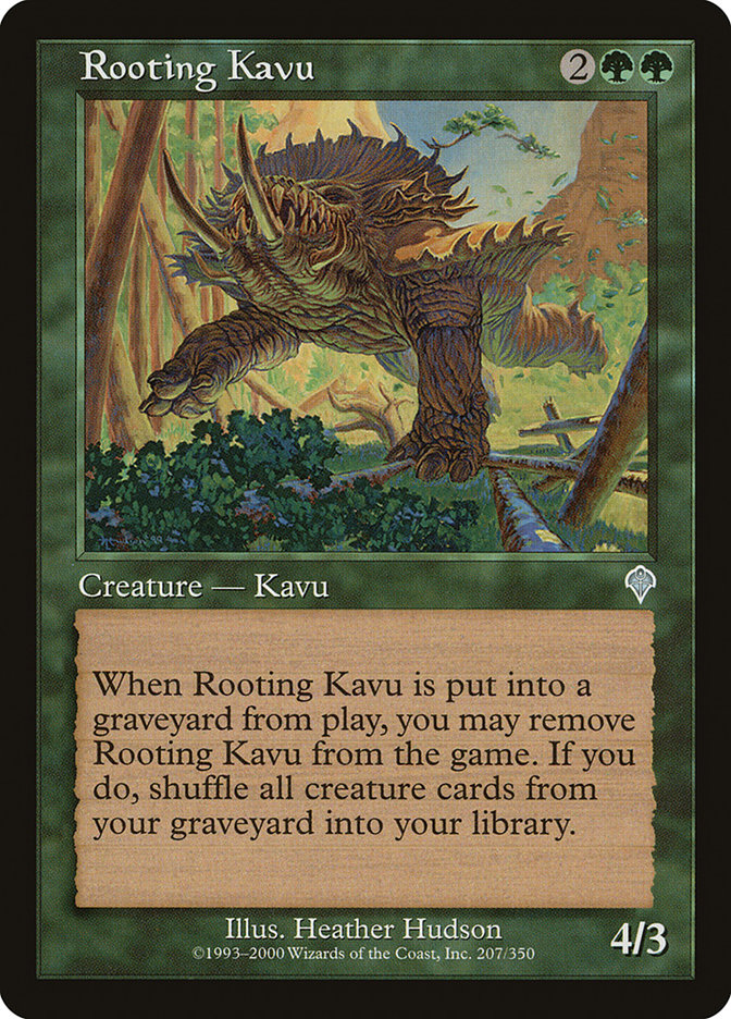Rooting Kavu [Invasion] | Card Citadel