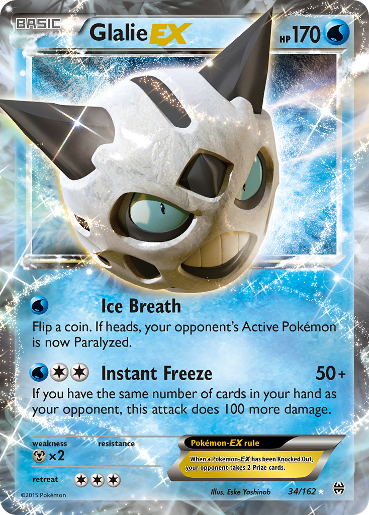 Glalie EX (34/162) [XY: BREAKthrough] | Card Citadel