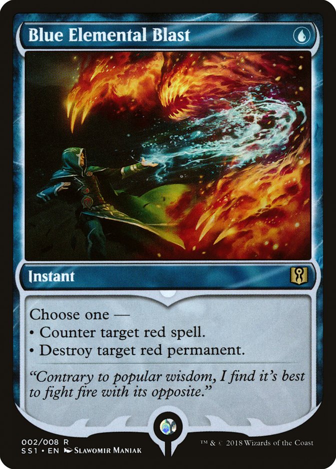 Blue Elemental Blast [Signature Spellbook: Jace] | Card Citadel