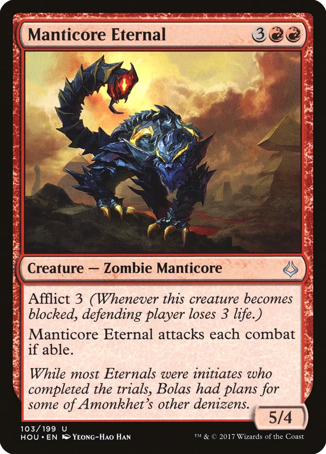 Manticore Eternal [Hour of Devastation] | Card Citadel