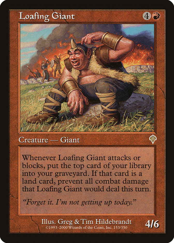 Loafing Giant [Invasion] | Card Citadel