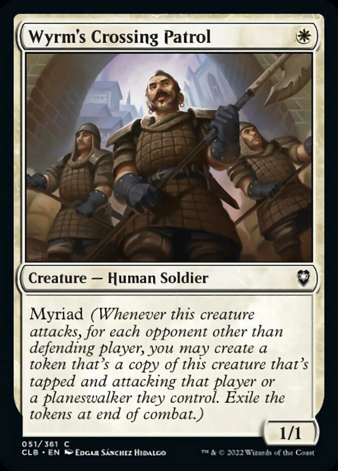 Wyrm's Crossing Patrol [Commander Legends: Battle for Baldur's Gate] | Card Citadel