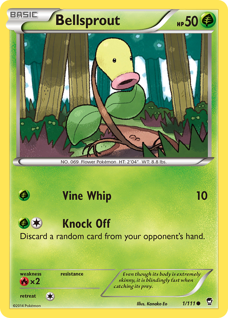 Bellsprout (1/111) [XY: Furious Fists] | Card Citadel