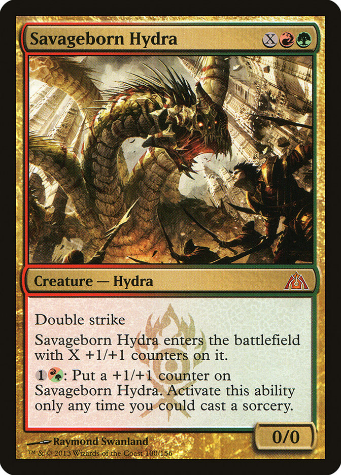 Savageborn Hydra [Dragon's Maze] | Card Citadel