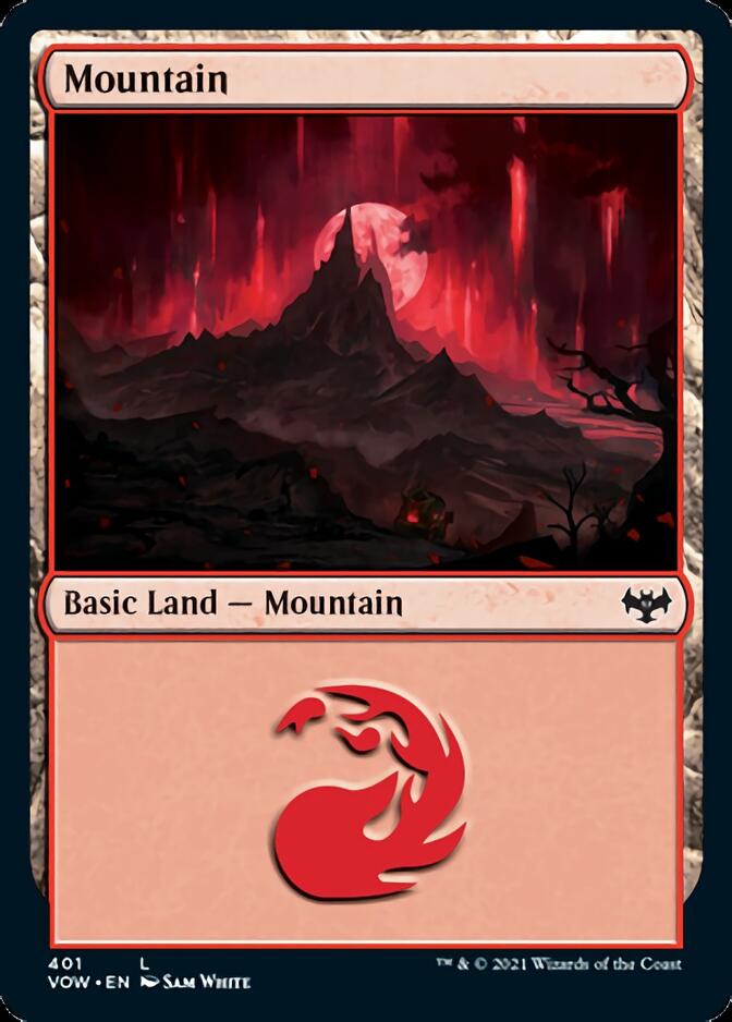 Mountain (401) [Innistrad: Crimson Vow] | Card Citadel