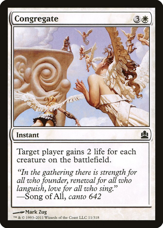 Congregate [Commander 2011] | Card Citadel